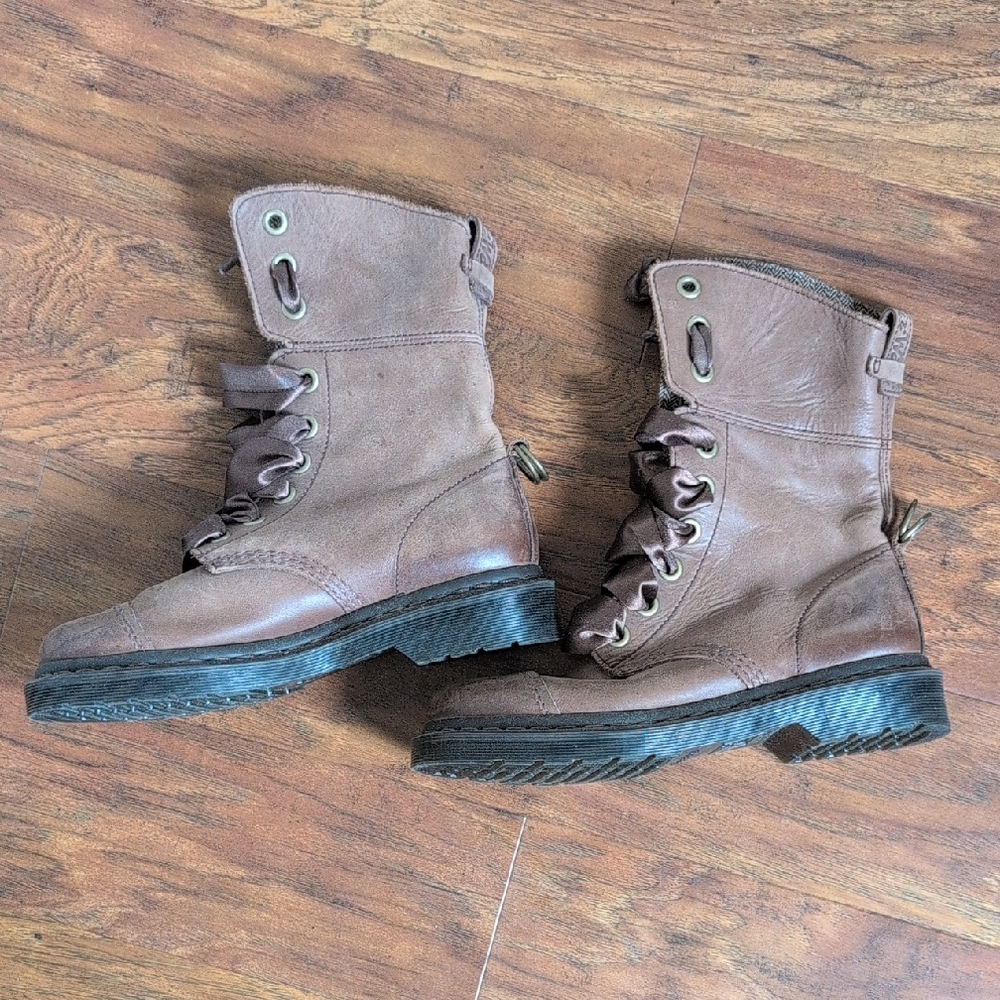 Dr. Martens Brown Lace Up Boots